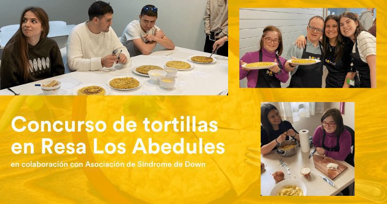 Concurso de tortilla de patatas en Resa Los Abedules