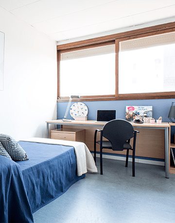 Habitaciones estudiantes resa lesseps estudio individual cama Carrussel Mobile cabecera-360x460